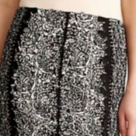 NWT Byron Lars Beguile Anthropologie Sombra Laser Cut Size 4 Pencil Skirt - Picture 3 of 13
